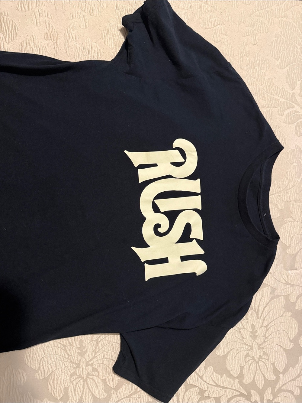 Adult Navy 'RUSH' Graphic Tee